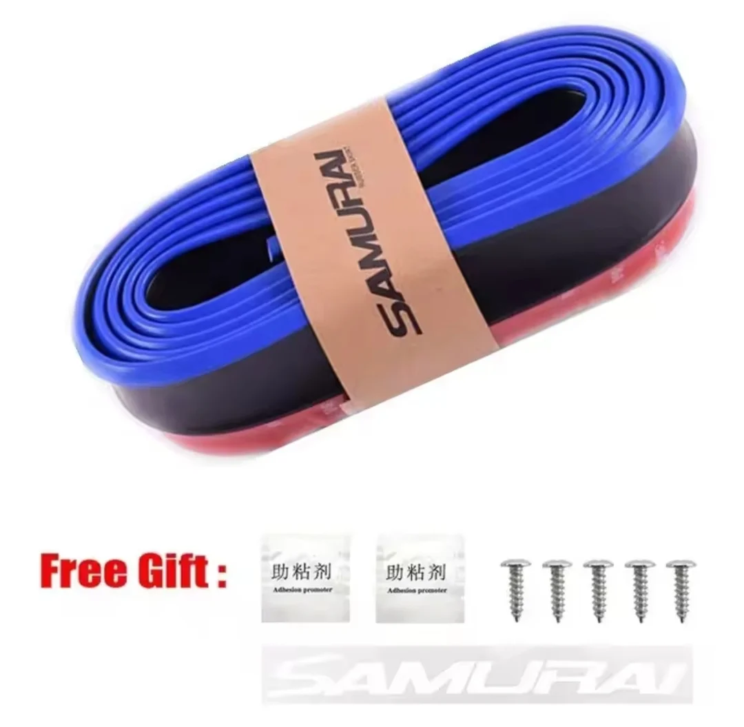 Lip frontal Samurai Negro linea Azul