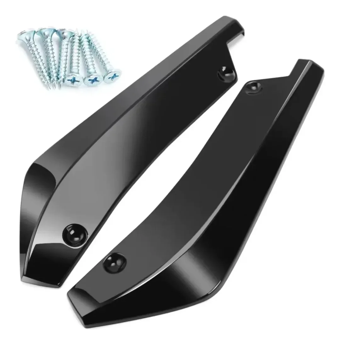 Difusor Lip Body Kit Esquinero Parachoque Trasero Jdm 2 Pcs