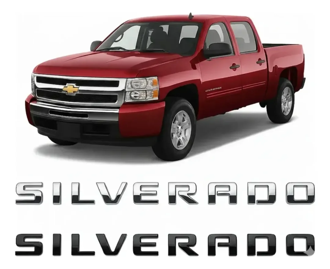Emblema Silverado 2007-2014 (unidad) Cromado