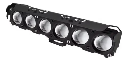 Exploradora Faro Led Dual Color 6 Led Lineal 12v Strobo