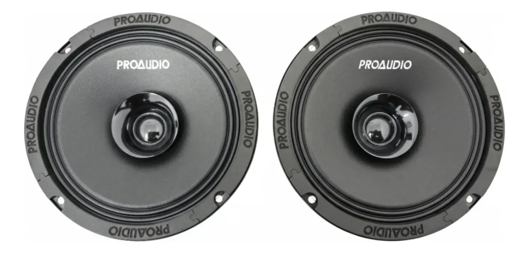 Medios 6.5 Pulgadas Extra Plano Pa-ba1p 350w Marca Proaudio