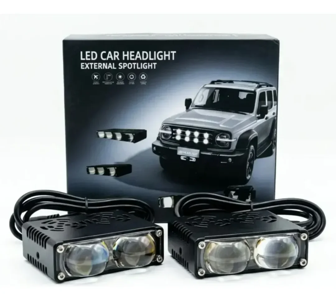 Exploradoras Faros Led Doble Lupa Con Ventilador 90w