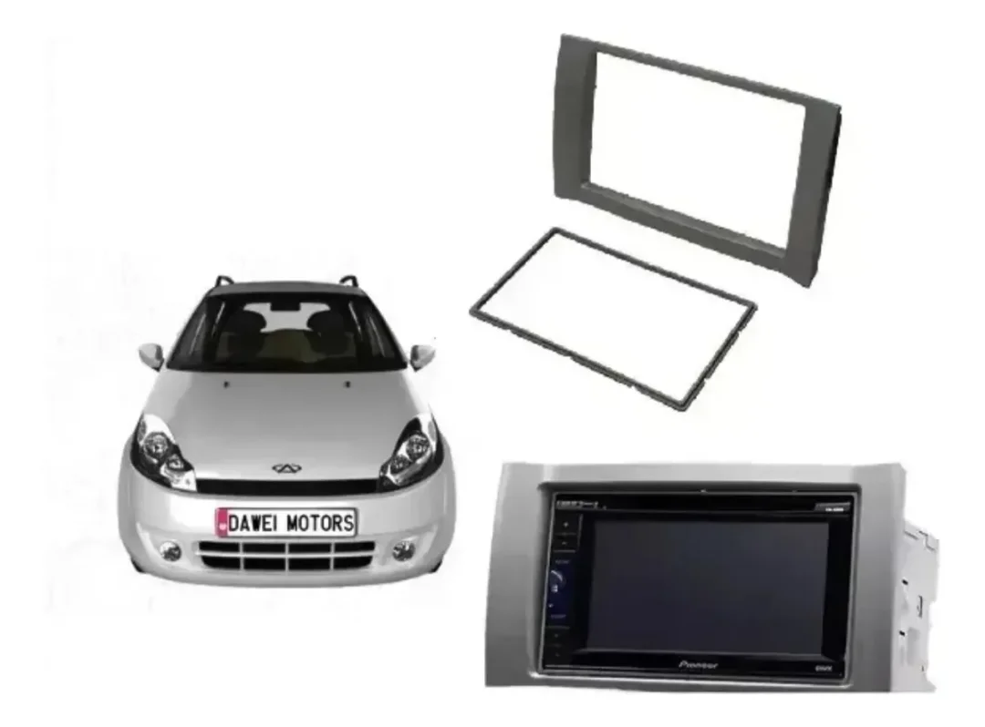 Marco Adaptador Reproductor 7 Pulgadas Chery Arauca 2 Din · imagen 2