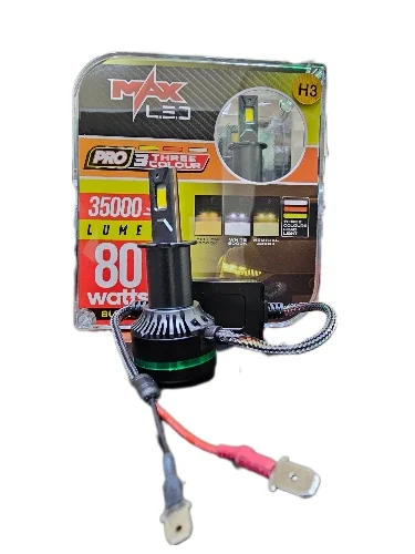 Bombillos Led Pro 3 Tonos Marca Max Led (H3)