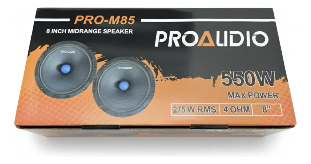 Medios 8 Pulgadas Pro-m85 550w Marca Proaudio