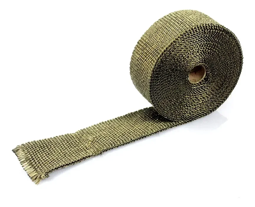 Cinta Térmica Aislante Header Para Escapes Rollo 5m Dorado