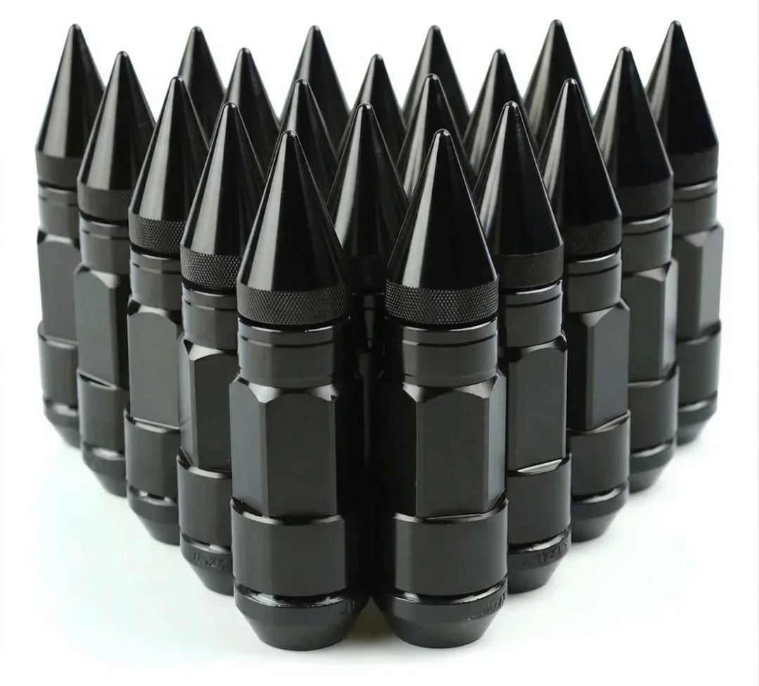 Tuercas De Seguridad Púas Acero 12x1.50 Negro