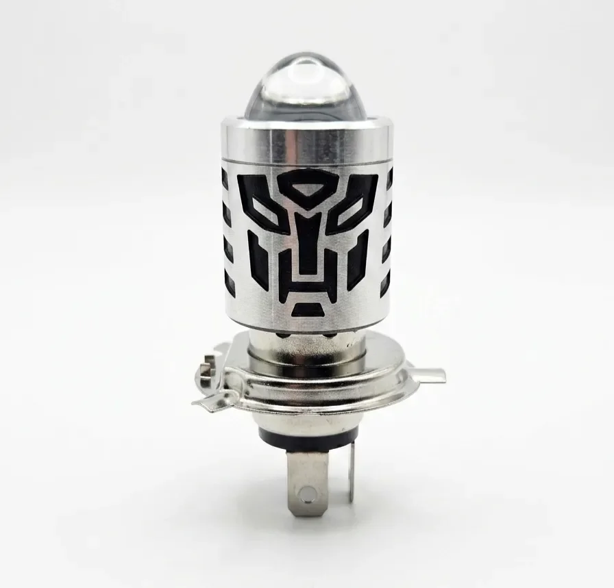 Bombillo Led H4 Lupa Dual Color Transformer 20w Moto Unidad