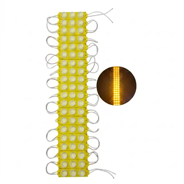 Módulos Led 3030 Borde Rueda 12v/24v Blíster De 20 Unidades Amarillo