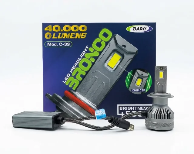 Bombillo Led H7 Bronco 40.000 Lumenes 200w