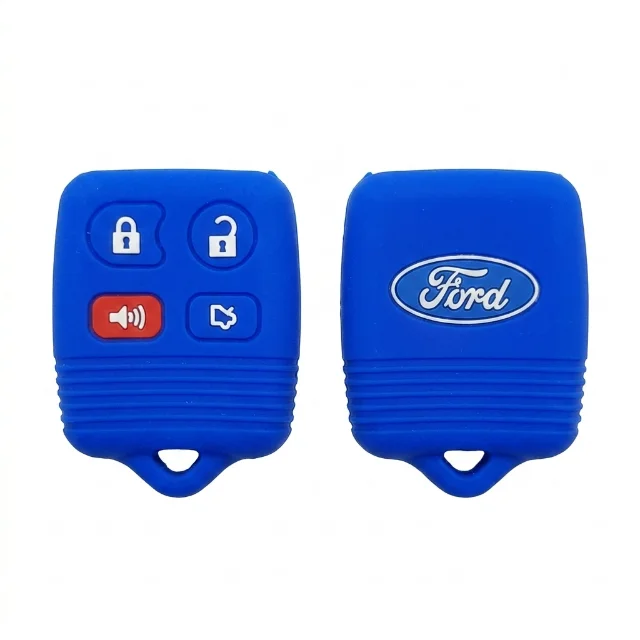 Forro Silicon Marca Ford - Azul