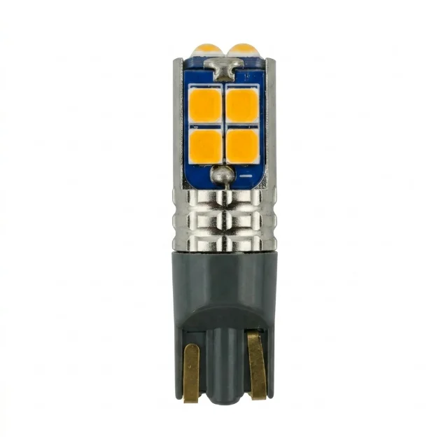 Muelitas Bombillos Led T10 Alto Brillo Aluminio 12v Ambar
