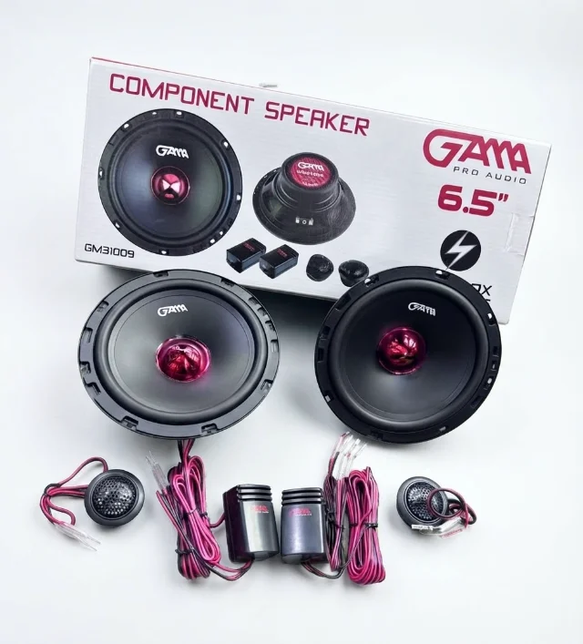 Medios 6.5" + Tweeter cebollita y filtro marca Gama
