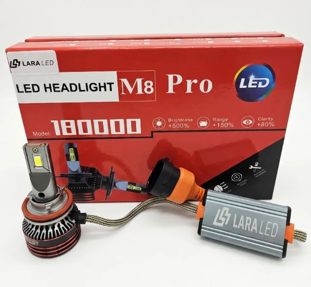 Bombillos Led H11 30.000 Lumenes M8 Pro Lara Led