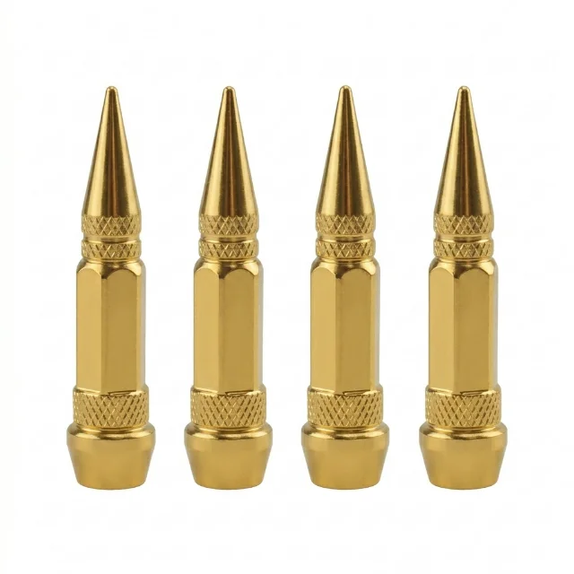 Tapa Gusanillos De Púas Blox Tunning Set De 4 Pzas Dorado