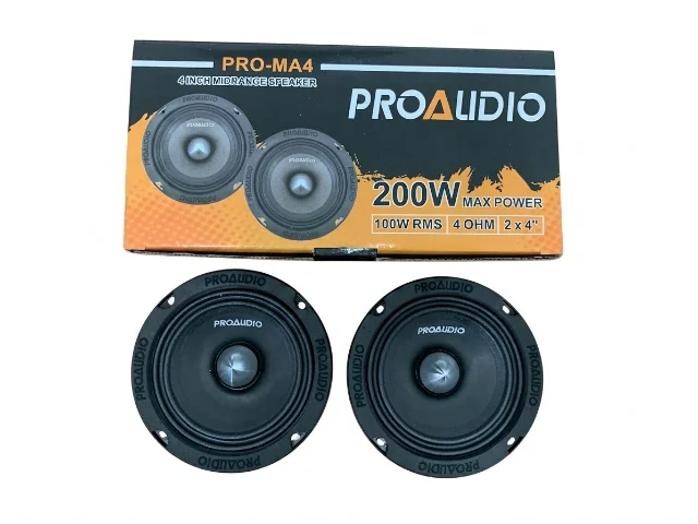 Medios 4 Pulgadas 200w PRO-MA4 Marca Proaudio