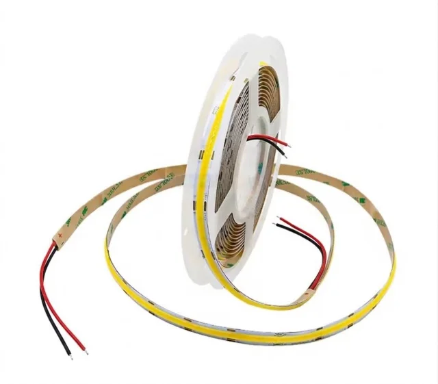 Cinta Led COB blanco frío 6.000k 5 metros 12v