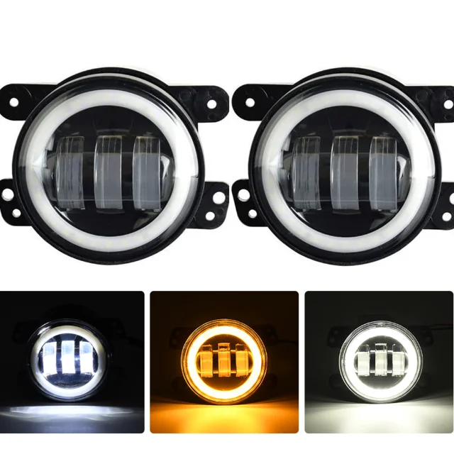 Faros Led 4" ojo de ángel para antinieblas