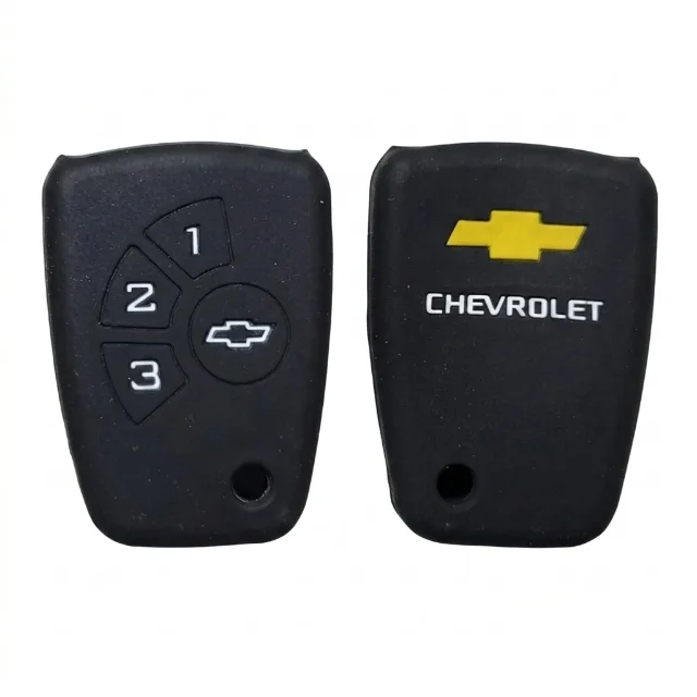 Forro Silicon Marca Chevrolet - Negro