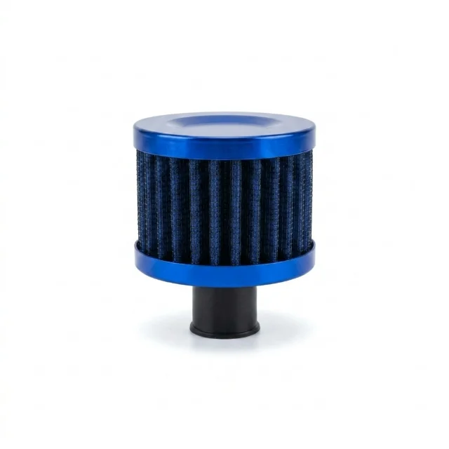 Mini Filtro De Aire Conico Jdm Para Tapa Válvula Carros Azul