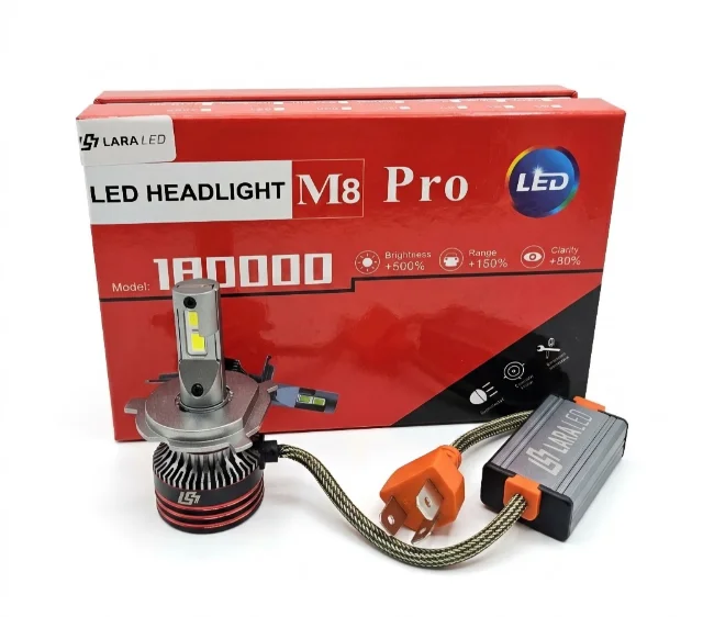Bombillos Led H4 30.000 Lumenes M8 Pro Lara Led
