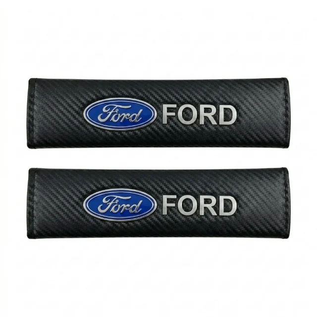 Cubre Cinturones De Seguridad Forros Logo Universal (Ford)