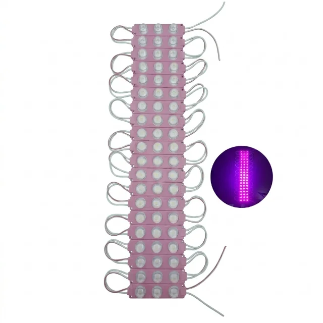 Módulos Led 3030 Borde Rueda 12v/24v Blíster De 20 Unidades Fucsia