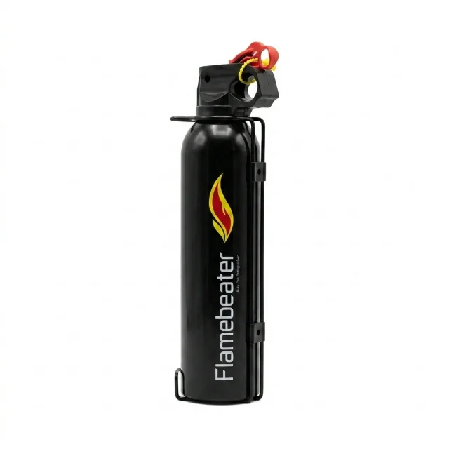 Mini Extintor Tuning Con Base Desechable Para Carro (Negro)