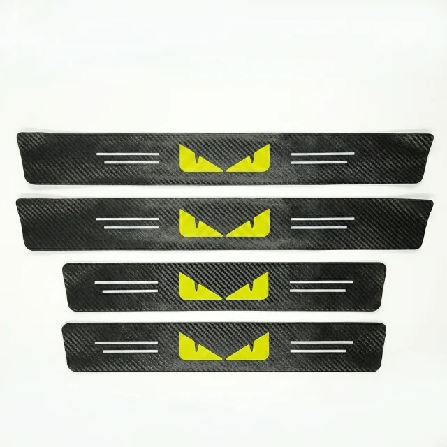 Protector Umbral De Puertas Universal Sparco Ralli Art Yellow Eyes (Yellow Eyes)