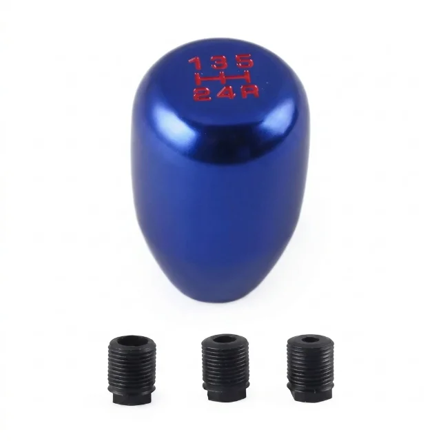 Pomo Universal Para Carros Sincrónicos Estilo Jdm Azul