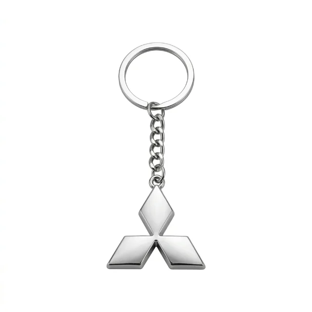 Llavero Metálico Con Logo De Autos (Mitsubishi)