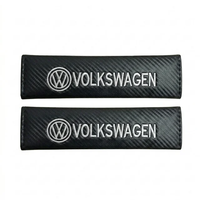 Cubre Cinturones De Seguridad Forros Logo Universal (Volkswagen)