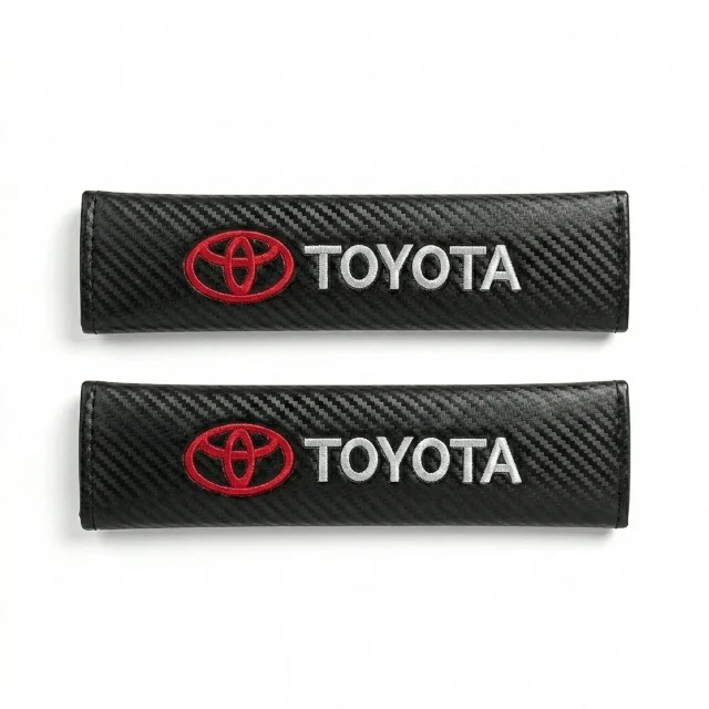 Cubre Cinturones De Seguridad Forros Logo Universal (Toyota)